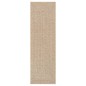 vidaXL Teppich ZIZUR 80x250 cm Jute-Optik Indoor und Outdoor vidaXL Teppich ZIZUR 80x250 cm Jute-Optik Indoor und Outdoor