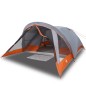 vidaXL Campingzelt 4 Personen Grau und Orange Wasserdicht vidaXL Campingzelt 4 Personen Grau und Orange Wasserdicht