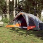 vidaXL Campingzelt 4 Personen Grau und Orange Wasserdicht vidaXL Campingzelt 4 Personen Grau und Orange Wasserdicht