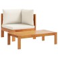vidaXL 5-tlg. Garten-Sofagarnitur mit Kissen Massivholz Akazie vidaXL 5-tlg. Garten-Sofagarnitur mit Kissen Massivholz Akazie