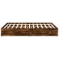 vidaXL Bettgestell mit Schubladen Räuchereiche 150x200cm Holzwerkstoff vidaXL Bettgestell mit Schubladen Räuchereiche 150x200cm Holzwerkstoff
