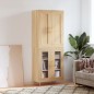 Highboard Sonoma-Eiche 69,5x34x180 cm Holzwerkstoff Highboard Sonoma-Eiche 69,5x34x180 cm Holzwerkstoff