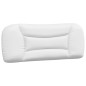 vidaXL Bett mit Matratze Weiß 100x200 cm Kunstleder vidaXL Bett mit Matratze Weiß 100x200 cm Kunstleder