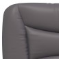 vidaXL Bett mit Matratze Grau 100x200 cm Kunstleder vidaXL Bett mit Matratze Grau 100x200 cm Kunstleder
