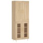 Highboard Sonoma-Eiche 69,5x34x180 cm Holzwerkstoff Highboard Sonoma-Eiche 69,5x34x180 cm Holzwerkstoff