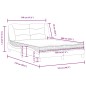 vidaXL Bett mit Matratze Schwarz 120x200 cm Kunstleder vidaXL Bett mit Matratze Schwarz 120x200 cm Kunstleder