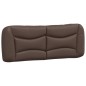 vidaXL Bett mit Matratze Braun 140x190 cm Kunstleder vidaXL Bett mit Matratze Braun 140x190 cm Kunstleder