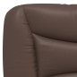 vidaXL Bett mit Matratze Braun 140x190 cm Kunstleder vidaXL Bett mit Matratze Braun 140x190 cm Kunstleder