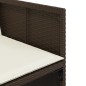 vidaXL 17-tlg. Garten-Essgruppe mit Kissen Braun Poly Rattan vidaXL 17-tlg. Garten-Essgruppe mit Kissen Braun Poly Rattan