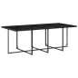vidaXL 13-tlg. Garten-Essgruppe mit Kissen Schwarz Poly Rattan vidaXL 13-tlg. Garten-Essgruppe mit Kissen Schwarz Poly Rattan