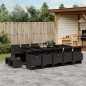 vidaXL 15-tlg. Garten-Essgruppe mit Kissen Schwarz Poly Rattan vidaXL 15-tlg. Garten-Essgruppe mit Kissen Schwarz Poly Rattan