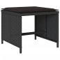 vidaXL 17-tlg. Garten-Essgruppe mit Kissen Schwarz Poly Rattan vidaXL 17-tlg. Garten-Essgruppe mit Kissen Schwarz Poly Rattan