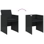 vidaXL 17-tlg. Garten-Essgruppe mit Kissen Schwarz Poly Rattan vidaXL 17-tlg. Garten-Essgruppe mit Kissen Schwarz Poly Rattan