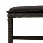 vidaXL 17-tlg. Garten-Essgruppe mit Kissen Schwarz Poly Rattan vidaXL 17-tlg. Garten-Essgruppe mit Kissen Schwarz Poly Rattan