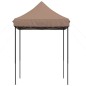 vidaXL Partyzelt Faltbar Pop-Up Braun 200x200x306 cm vidaXL Partyzelt Faltbar Pop-Up Braun 200x200x306 cm