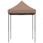 vidaXL Partyzelt Faltbar Pop-Up Braun 200x200x306 cm vidaXL Partyzelt Faltbar Pop-Up Braun 200x200x306 cm