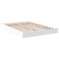 vidaXL Bettgestell Weiß 120x190 cm Holzwerkstoff vidaXL Bettgestell Weiß 120x190 cm Holzwerkstoff