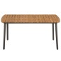 vidaXL 7-tlg. Garten-Essgruppe Poly Rattan Schwarz vidaXL 7-tlg. Garten-Essgruppe Poly Rattan Schwarz