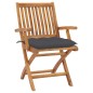 Klappbare Gartenstühle mit Kissen 6 Stk. Massivholz Teak Klappbare Gartenstühle mit Kissen 6 Stk. Massivholz Teak