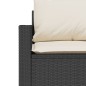 vidaXL 6-tlg. Garten-Sofagarnitur mit Kissen Schwarz Poly Rattan vidaXL 6-tlg. Garten-Sofagarnitur mit Kissen Schwarz Poly Rattan