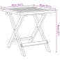 vidaXL Garten-Beistelltisch 40x40x40 cm Massivholz Akazie vidaXL Garten-Beistelltisch 40x40x40 cm Massivholz Akazie