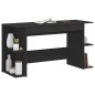 vidaXL Schreibtisch Schwarz 140x50x75 cm Holzwerkstoff vidaXL Schreibtisch Schwarz 140x50x75 cm Holzwerkstoff