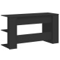 vidaXL Schreibtisch Schwarz 140x50x75 cm Holzwerkstoff vidaXL Schreibtisch Schwarz 140x50x75 cm Holzwerkstoff