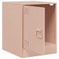 vidaXL Nachttisch Rosa 34,5x39x44 cm Stahl vidaXL Nachttisch Rosa 34,5x39x44 cm Stahl