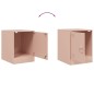 vidaXL Nachttisch Rosa 34,5x39x44 cm Stahl vidaXL Nachttisch Rosa 34,5x39x44 cm Stahl