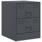 vidaXL Nachttisch Anthrazit 34,5x39x44 cm Stahl vidaXL Nachttisch Anthrazit 34,5x39x44 cm Stahl