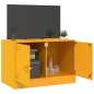 vidaXL TV-Schrank Senfgelb 67x39x44 cm Stahl vidaXL TV-Schrank Senfgelb 67x39x44 cm Stahl