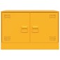 vidaXL TV-Schrank Senfgelb 67x39x44 cm Stahl vidaXL TV-Schrank Senfgelb 67x39x44 cm Stahl