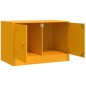 vidaXL TV-Schrank Senfgelb 67x39x44 cm Stahl vidaXL TV-Schrank Senfgelb 67x39x44 cm Stahl