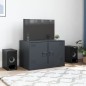 vidaXL TV-Schrank Anthrazit 67x39x44 cm Stahl vidaXL TV-Schrank Anthrazit 67x39x44 cm Stahl