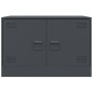 vidaXL TV-Schrank Anthrazit 67x39x44 cm Stahl vidaXL TV-Schrank Anthrazit 67x39x44 cm Stahl