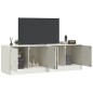 vidaXL TV-Schränke 2 Stk. Weiß 67x39x44 cm Stahl vidaXL TV-Schränke 2 Stk. Weiß 67x39x44 cm Stahl