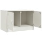 vidaXL TV-Schränke 2 Stk. Weiß 67x39x44 cm Stahl vidaXL TV-Schränke 2 Stk. Weiß 67x39x44 cm Stahl