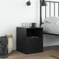 vidaXL Nachttisch Schwarz 34,5x39x44 cm Stahl vidaXL Nachttisch Schwarz 34,5x39x44 cm Stahl