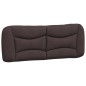 vidaXL Bett mit Matratze Dunkelbraun 140x190 cm Stoff vidaXL Bett mit Matratze Dunkelbraun 140x190 cm Stoff