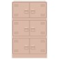 vidaXL Sideboard Rosa 67x39x107 cm Stahl vidaXL Sideboard Rosa 67x39x107 cm Stahl