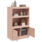 vidaXL Sideboard Rosa 67x39x107 cm Stahl vidaXL Sideboard Rosa 67x39x107 cm Stahl