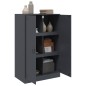 vidaXL Sideboard Anthrazit 67x39x107 cm Stahl vidaXL Sideboard Anthrazit 67x39x107 cm Stahl