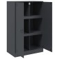 vidaXL Sideboard Anthrazit 67x39x107 cm Stahl vidaXL Sideboard Anthrazit 67x39x107 cm Stahl