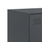 vidaXL Sideboard Anthrazit 67x39x107 cm Stahl vidaXL Sideboard Anthrazit 67x39x107 cm Stahl