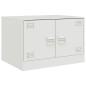 vidaXL Couchtisch Weiß 67x50x44 cm Stahl vidaXL Couchtisch Weiß 67x50x44 cm Stahl