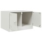 vidaXL Couchtisch Weiß 67x50x44 cm Stahl vidaXL Couchtisch Weiß 67x50x44 cm Stahl