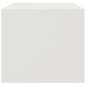 vidaXL Couchtisch Weiß 67x50x44 cm Stahl vidaXL Couchtisch Weiß 67x50x44 cm Stahl