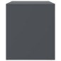 vidaXL TV-Schränke 2 Stk. Anthrazit 67x39x44 cm Stahl vidaXL TV-Schränke 2 Stk. Anthrazit 67x39x44 cm Stahl