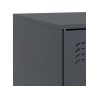 vidaXL TV-Schränke 2 Stk. Anthrazit 67x39x44 cm Stahl vidaXL TV-Schränke 2 Stk. Anthrazit 67x39x44 cm Stahl