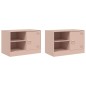 vidaXL TV-Schränke 2 Stk. Rosa 67x39x44 cm Stahl vidaXL TV-Schränke 2 Stk. Rosa 67x39x44 cm Stahl